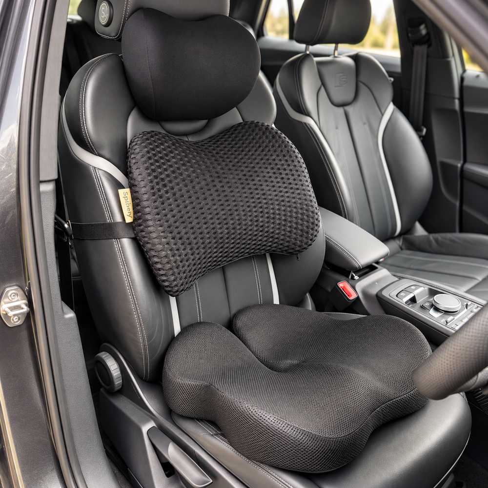 Spinely Driver Bundle with seat, back and neck support